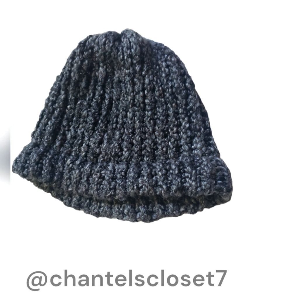 🏷2 For $20!!🏷Handmade Knitted Beanie - Grey Color - S/M in Size - Soft